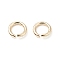 Brass Open Jump Rings, Round, Long-Lasting Plated, Cadmium Free & Lead Free, Real 14K Gold Plated, 3x0.5mm, 24 Gauge, Inner Diameter: 2mm