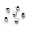 Tarnish Resistant 201 Stainless Steel Beads, Square, Stainless Steel Color, 3x3x3mm, Hole: 1.8mm