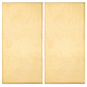 2Pcs Brass Sheet&nbsp;KK-SP0002-57B-1