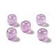 UV Plating Rainbow Iridescent Crackle Acrylic Beads&nbsp;PACR-M002-04E-1