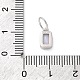 925 Sterling Silver Cubic Zirconia Charms&nbsp;STER-NH0014-01P-06-3