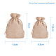 Burlap Packing Pouches Drawstring Bags&nbsp;ABAG-PH0001-14x10cm-05-4
