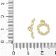 Brass Toggle Clasp&nbsp;KK-D289-53C-G-4
