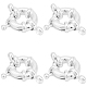 12Pcs Brass Spring Ring Clasps&nbsp;KK-BBC0024-17B-1