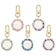 Gemstone Pendants Keychain&nbsp;HJEW-JM01811-1