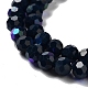 Opaque Glass Beads Strands&nbsp;EGLA-A035-P6mm-L35-3