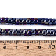 AB Color Plated Opaque Glass Beads Strands&nbsp;GLAA-T026-3x6mm-P09-4