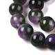 Dyed Natural White Jade Beads Strands&nbsp;G-T138-8mm-210-3-3