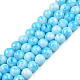 Spray Painted Glass Bead Strands&nbsp;GLAA-R139-8mm-10-1