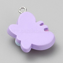 Opaque Resin Pendants&nbsp;LS-RESI-CJC0020-37G