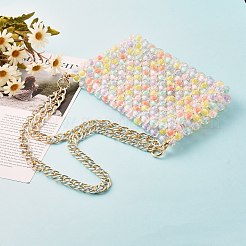 Transparent Acrylic Bead in Bead Woven Bags&nbsp;AJEW-BA00091