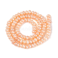 Natural Cultured Freshwater Pearl Beads Strand&nbsp;PEAR-N015-04C-02B