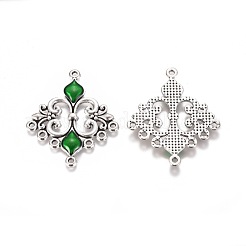 Alloy Enamel Chandelier Component Links&nbsp;ENAM-EA9734Y-3