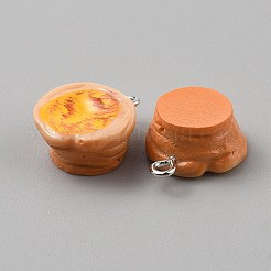 10Pcs Opaque Resin Pendants&nbsp;CRES-WH0017-06I-P