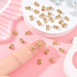 SHEGRACE Brass Bead Tips&nbsp;XGRQ6M572-915G
