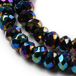 Electroplate Glass Beads Strands&nbsp;X-EGLA-F149-FP-10