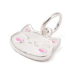 Cat Shape 925 Sterling Silver Charms&nbsp;STER-F056-03S-01