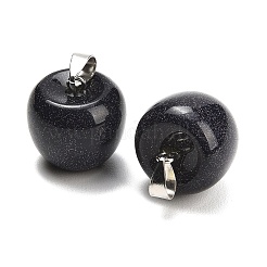 Synthetic Blue Goldstone Pendants&nbsp;GG-K002-15G