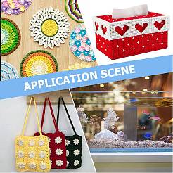 Rectangle Plastic Mesh Canvas Sheets&nbsp;DIY-WH20066-006A