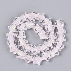 Handmade Foil Glass Beads Strands&nbsp;FOIL-Q002-07E