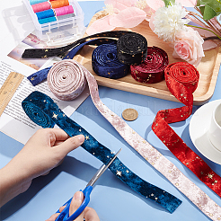 12M 6 Colors Double Face Polyester Velvet Ribbon&nbsp;LCW-AR0001-01