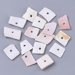 Natural Pink Shell Bead Strands&nbsp;SSHEL-N034-20