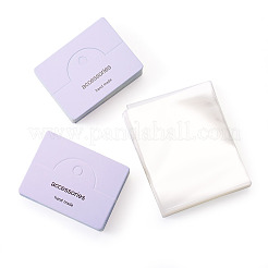 100Pcs Rectangle Clear Polypropylene Cellophane Bags&nbsp;CDIS-TA0001-36E