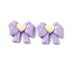Bowknot Opaque Resin Cabochons&nbsp;RESI-G041-C01