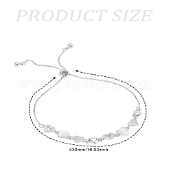 1Pc Brass Box Chain Slider Bracelets&nbsp;BJEW-LP0004-40