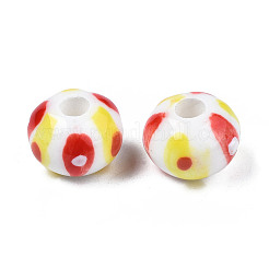 Handmade Porcelain European Beads&nbsp;PORC-S504-009