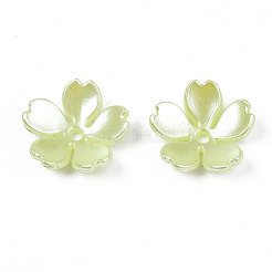 Spray Paint ABS Plastic Imitation Pearl Beads&nbsp;MACR-N013-002