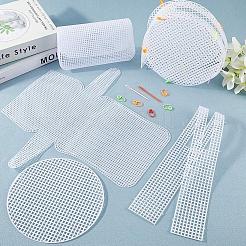 6 Bags 2 Styles DIY Plastic Knitting Crochet Bag Making Kits&nbsp;DIY-CP0012-63