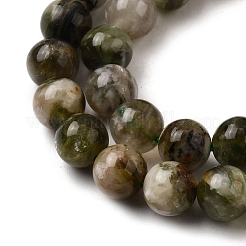 Natural Lepidolite Beads Strands&nbsp;G-F799-B01-7mm