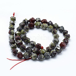 Natural Dragon Blood Beads Strands&nbsp;G-F523-49-8mm