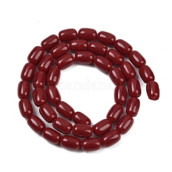 Opaque Glass Beads Strands&nbsp;X-GLAA-Z015-02G