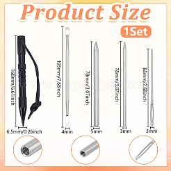 Aluminum Alloy Braided Bracelets Tool Sets&nbsp;TOOL-WH0125-116