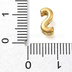 Ion Plating(IP) 304 Stainless Steel Slide Charms&nbsp;STAS-B075-37G-S