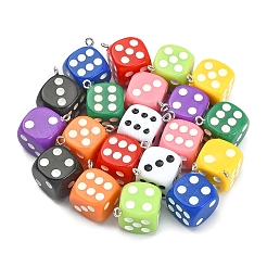 20Pcs 10 Colors Plastic Pendants&nbsp;KY-CJ0001-56