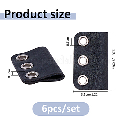 6Pcs Imitation Leather Pen Holder for Binder Notebook&nbsp;AJEW-FH0009-28
