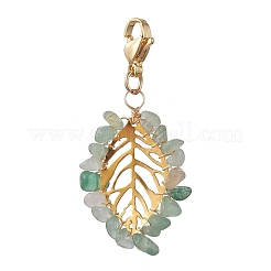 Natural & Synthetic Gemstone Pendant Decorations&nbsp;HJEW-JM01828-01