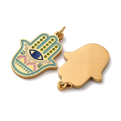 304 Stainless Steel Enamel Pendants&nbsp;STAS-U061-29G