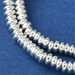 Electroplated Synthetic Non-Magnetic Hematite Beads Strands&nbsp;G-H020-J01-04