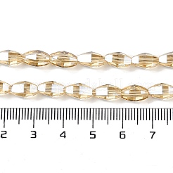 Electroplate Glass Beads Strands&nbsp;GLAA-Q101-03A-PL02