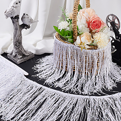 5M Sparkle Polyester Tassel Lace Trim&nbsp;OCOR-OC0001-38A
