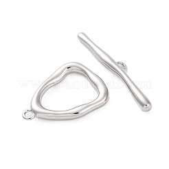 Brass Toggle Clasps&nbsp;KK-Z084-06P
