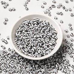6/0 Opaque Colours Seep Glass Seed Beads&nbsp;X-SEED-F003-04A-12