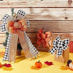 5Pcs 3 Style Ployester Bowknot Display Decoration&nbsp;DIY-CA0004-36
