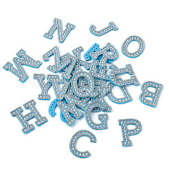 Alphabet Resin Rhinestone Patches&nbsp;DIY-TAC0005-45F