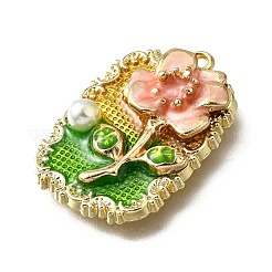 Alloy Enamel Pendants&nbsp;ENAM-K076-02E-G