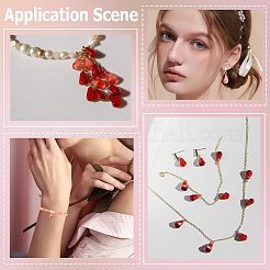 30Pcs Handmade Lampwork Pendants&nbsp;LAMP-SC0001-84